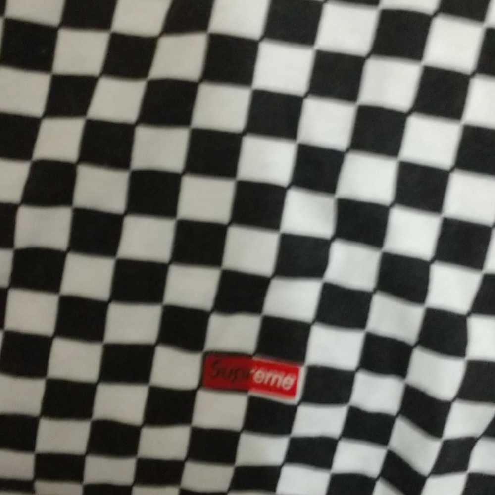Supreme checkered tee